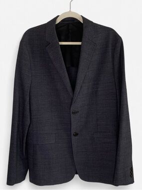 Men's Charcoal Gray Blazer - Unbranded